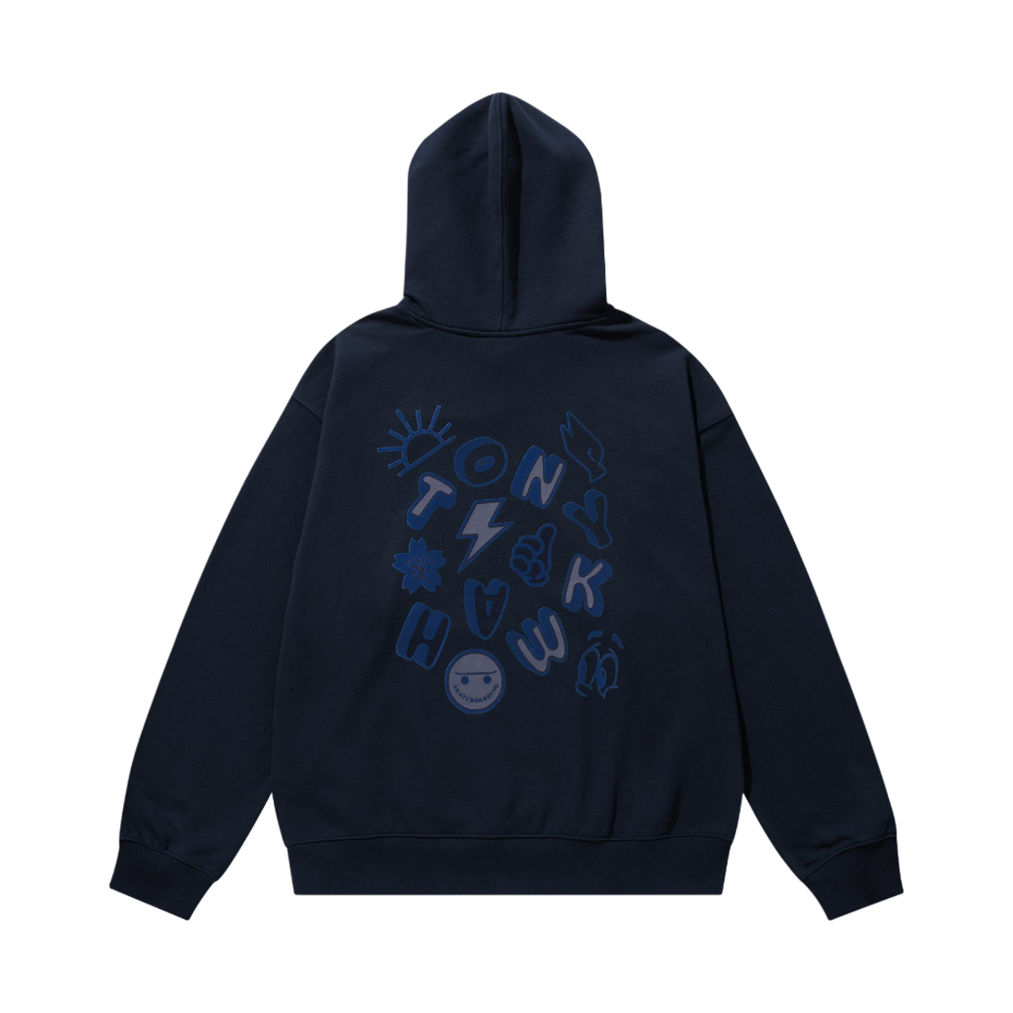 토니호크 키치 그래픽 후디 네이비