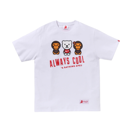 BAPE x Coca Cola Milo T-Shirt White