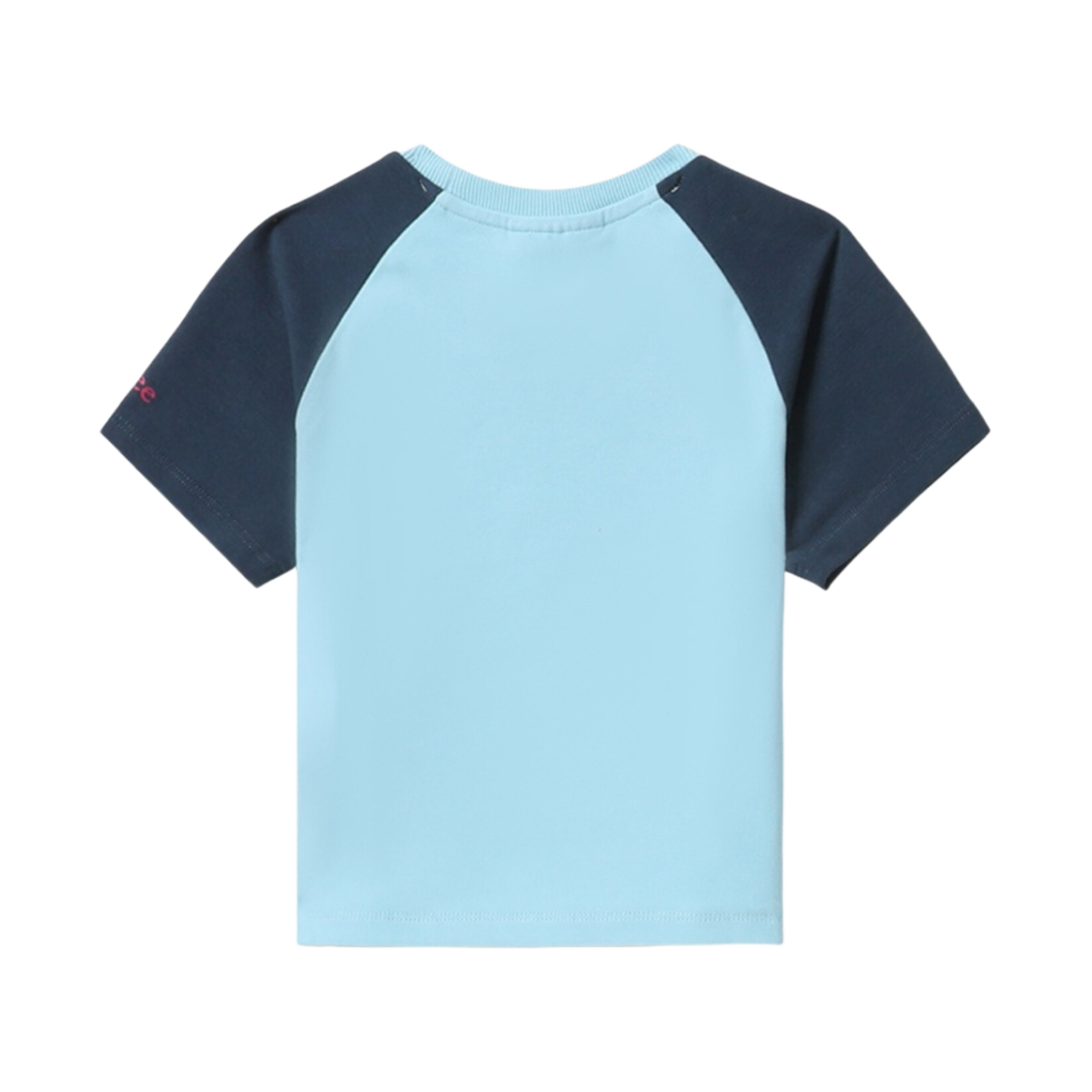 (W) 베이프 그래픽 크롭 래글런 티셔츠 라이트 블루((W) BAPE Graphic Crop Raglan T-Shirt Light Blue) - 2