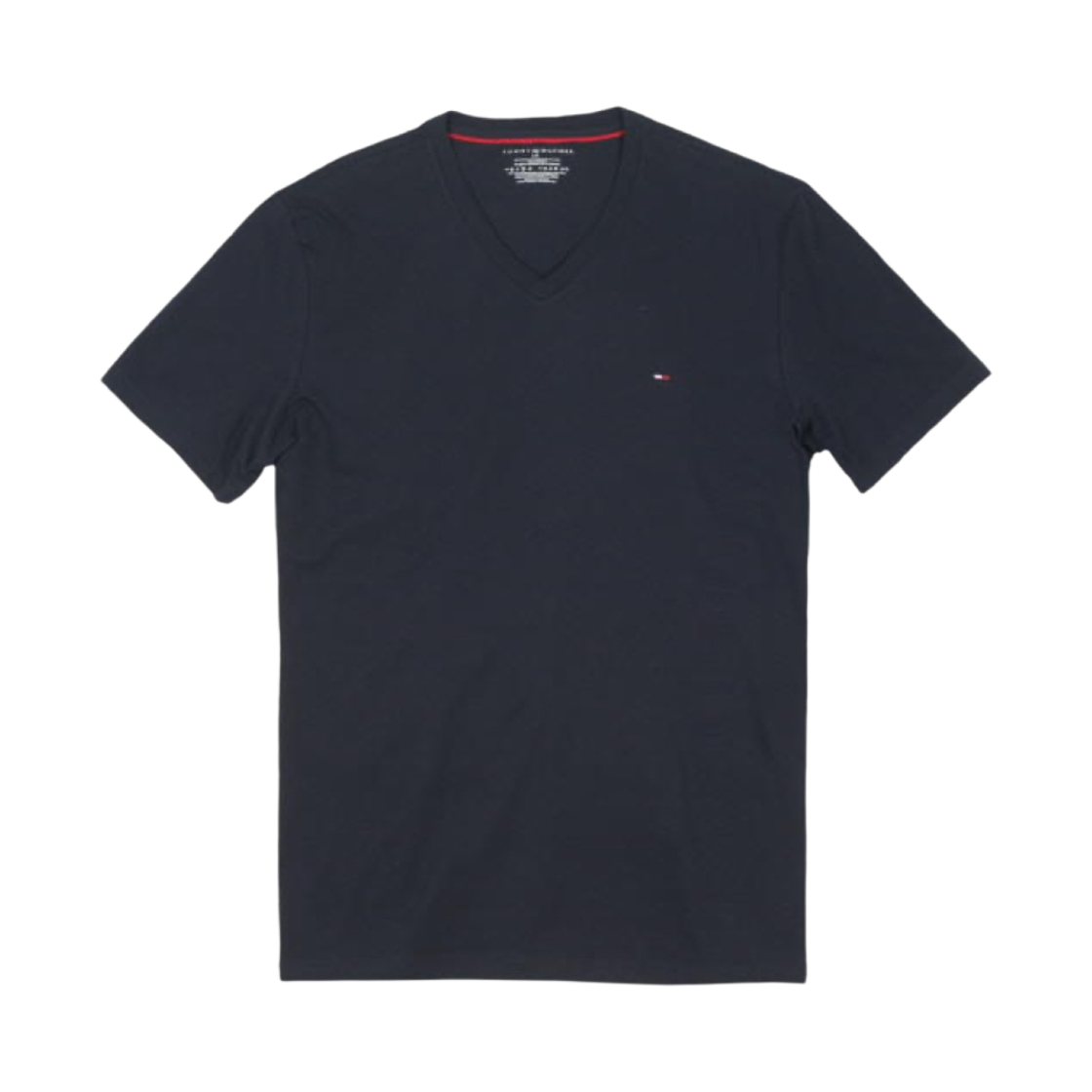 09T3140410 Tommy Hilfiger Flag Core V-Neck T-Shirt Dark Navy