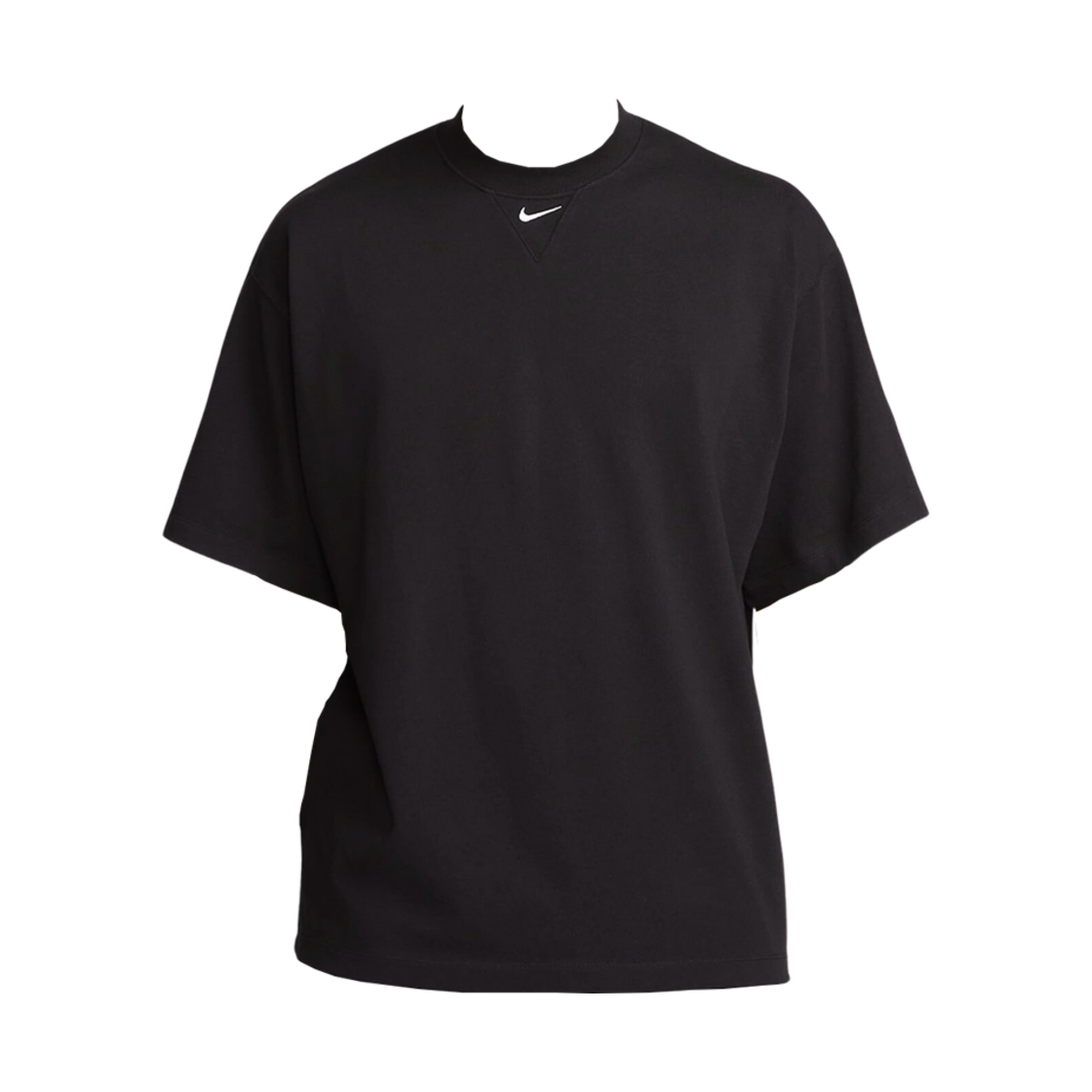 FB7865-010 Nike Solo Swoosh Short Sleeve Heavyweight Top Black - US/EU
