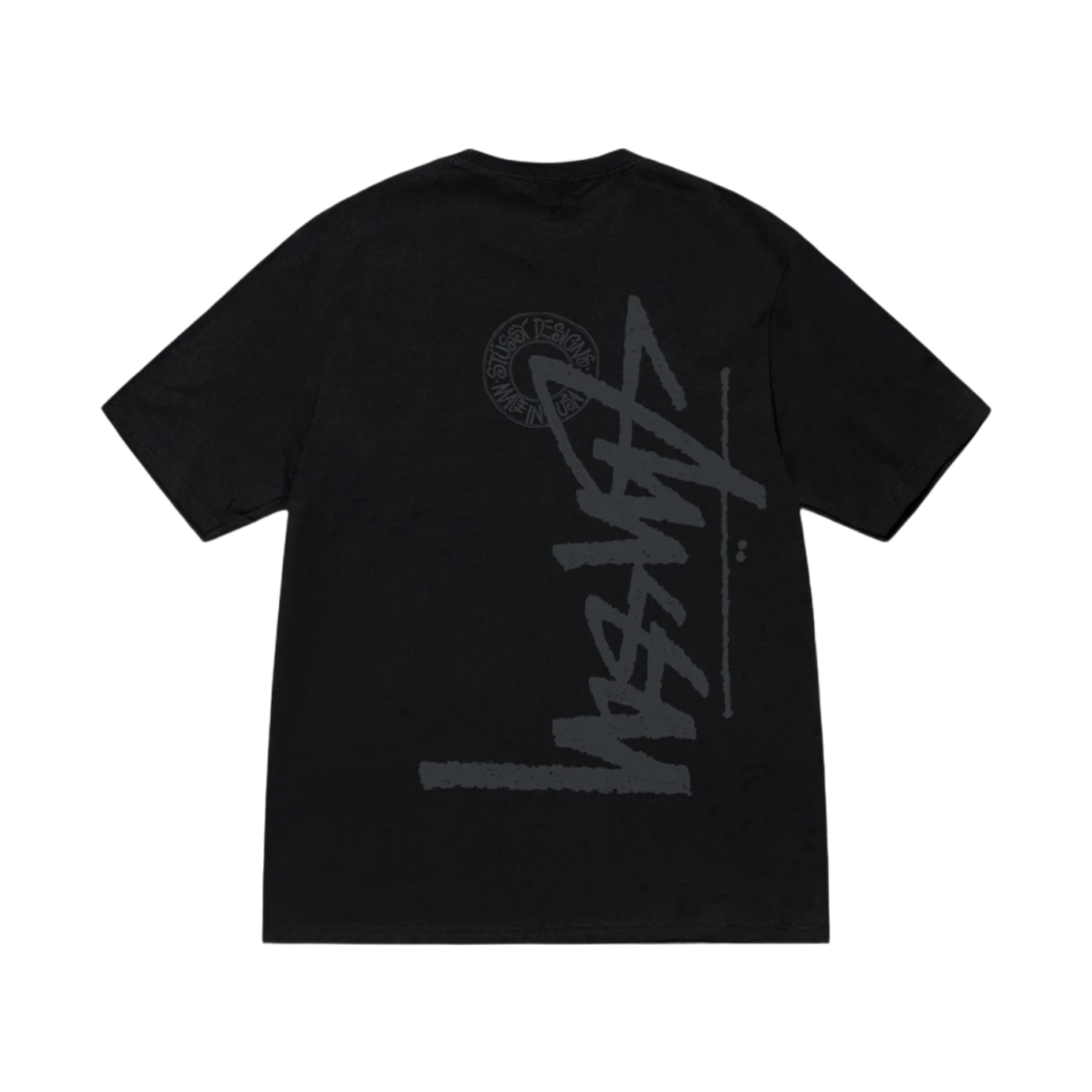 스투시 부아나 스탁 티셔츠 블랙(Stussy Buana Stock T-Shirt Black) - 1