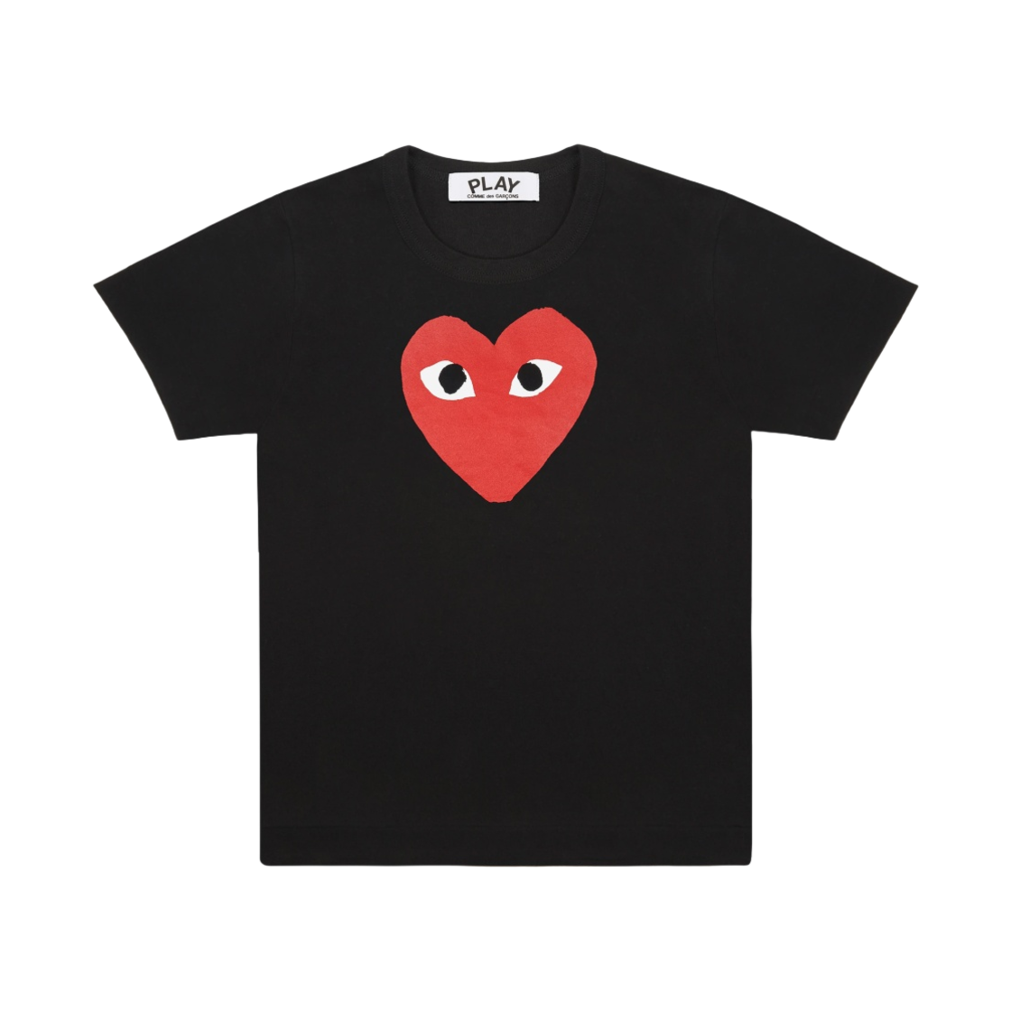 플레이 꼼데가르송 레드 하트 티셔츠 블랙(Play Comme des Garcons Red Heart T-Shirt Black)