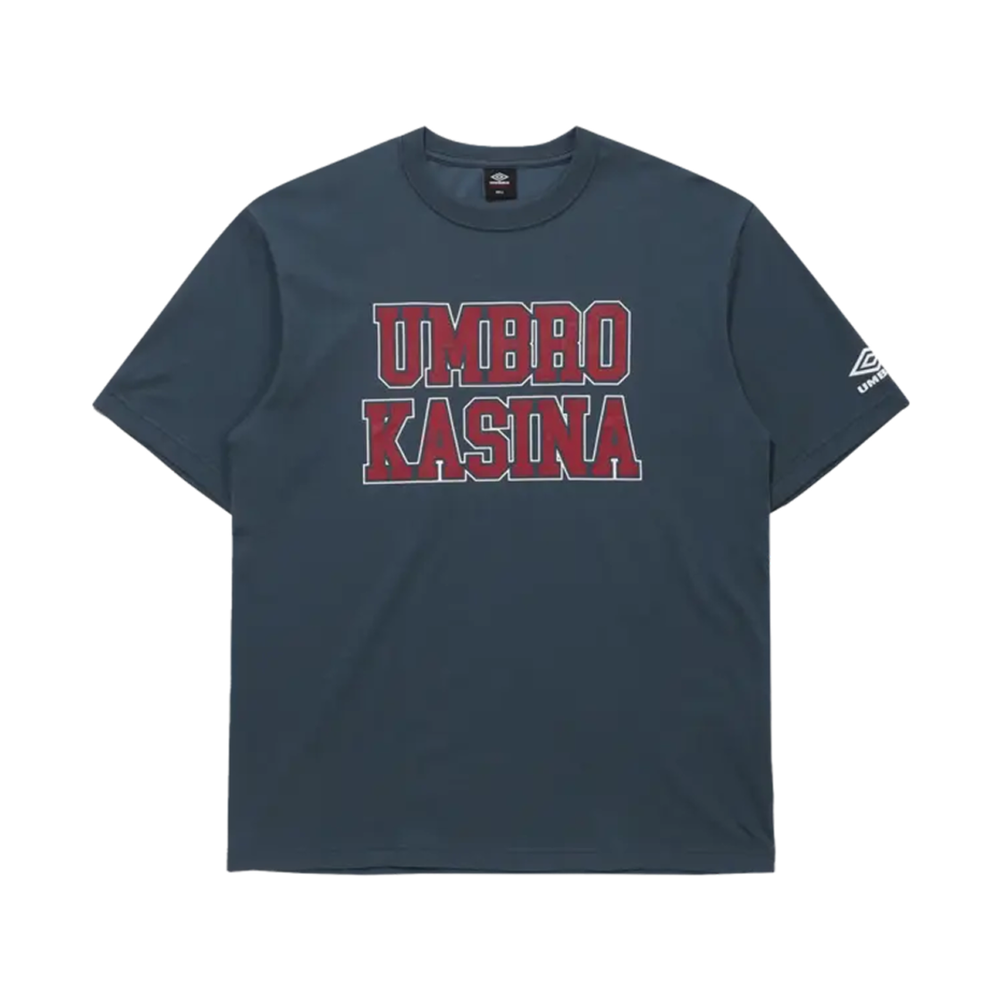 UQ121CRS34-CNV0 Umbro x Kasina Lettering S/S T-Shirt Navy