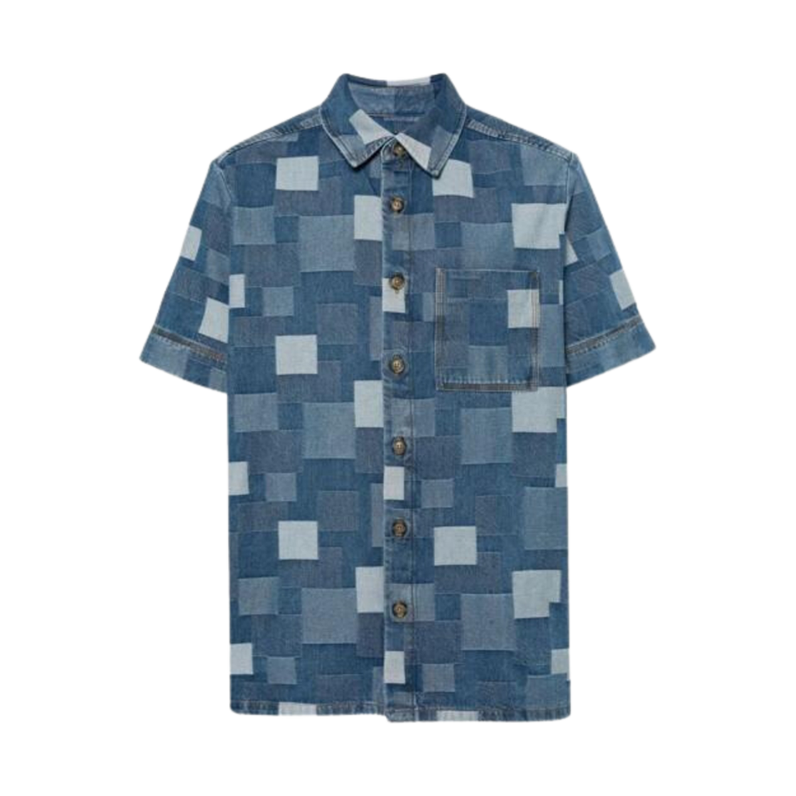 COGWH-H12539-IAL A.P.C. Gil Denim Shirt Washed Indigo