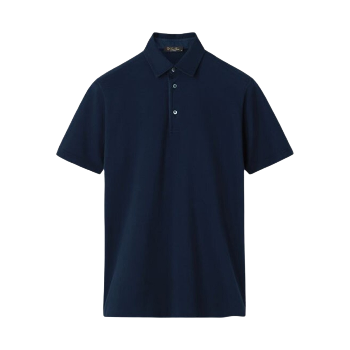 로로 피아나 코튼 폴로 셔츠 이클립스 다이드(Loro Piana Cotton Polo Shirt Eclipse Dyed) - 1