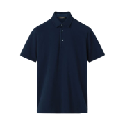 Loro Piana Cotton Polo Shirt Eclipse Dyed