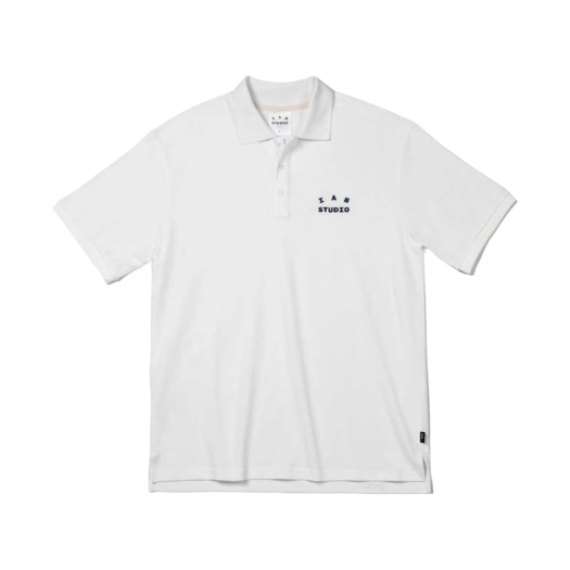 【IAB STUDIO】Cropped Pique Shirt Black Exclusive IAB Studio Cropped Pique Shirt Black - The Hyundai Seoul