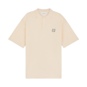 Maison Kitsune Bold Fox Head Patch Oversize Polo Paper