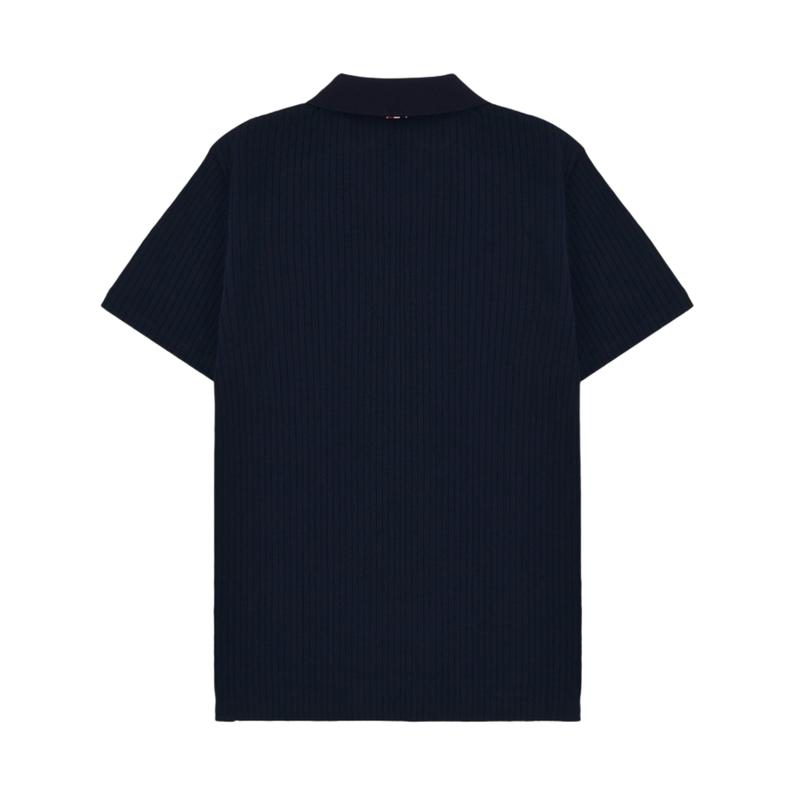 톰브라운 코튼 립 숏슬리브 폴로 셔츠 네이비(Thom Browne Cotton Rib Short Sleeve Polo Shirt Navy) - 2