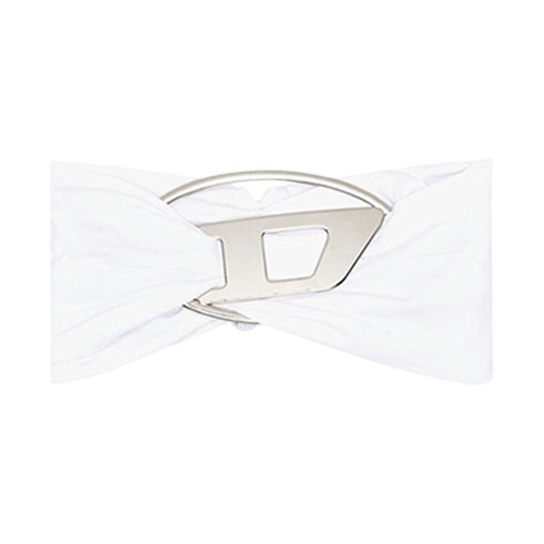 (W) 디젤 튜브 탑 자이언트 로고 플라크 화이트((W) Diesel Tube Top with Giant Logo Plaque White) - 1