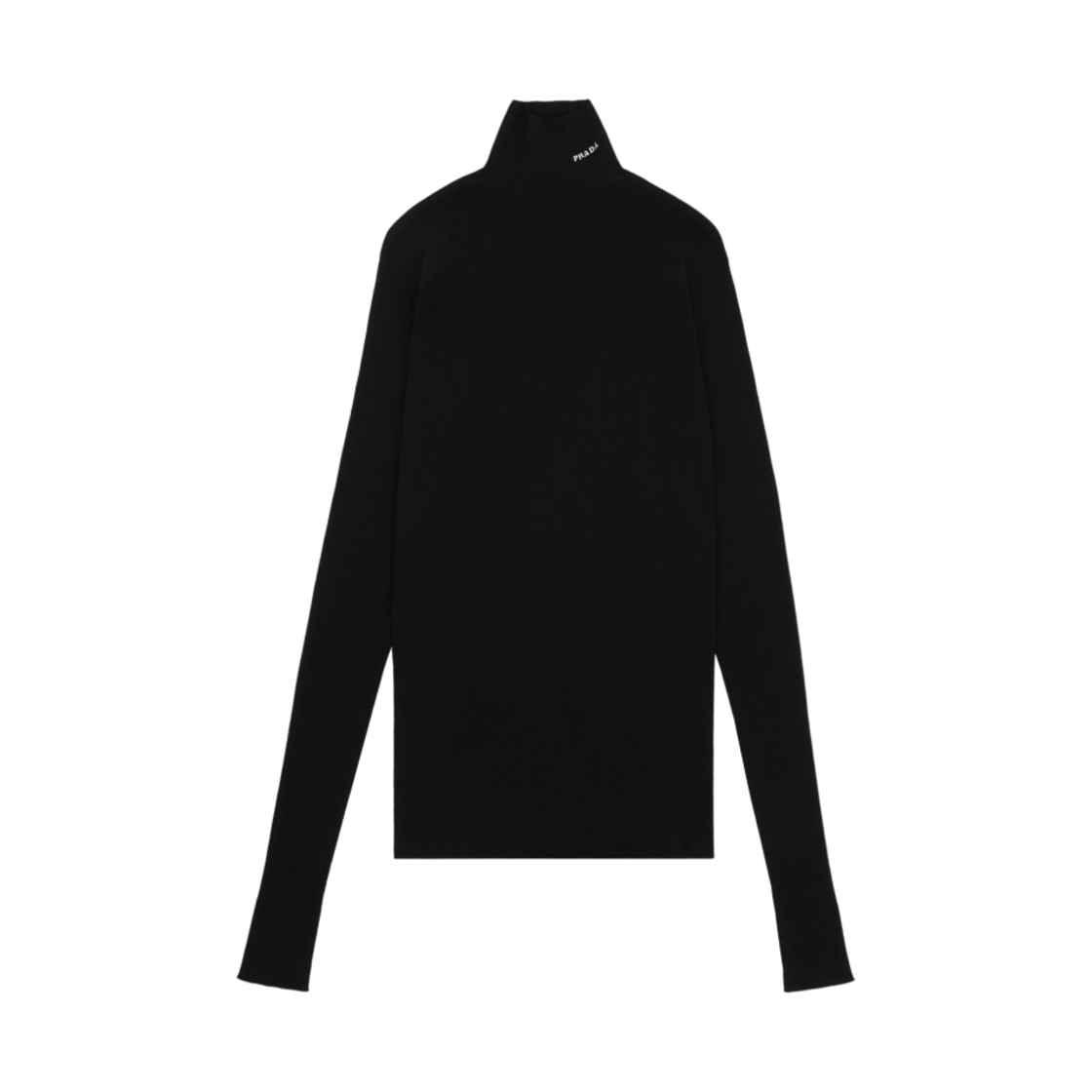 프라다 코튼 터틀넥 스웨터 블랙(Prada Cotton Turtleneck Sweater Black) - 1