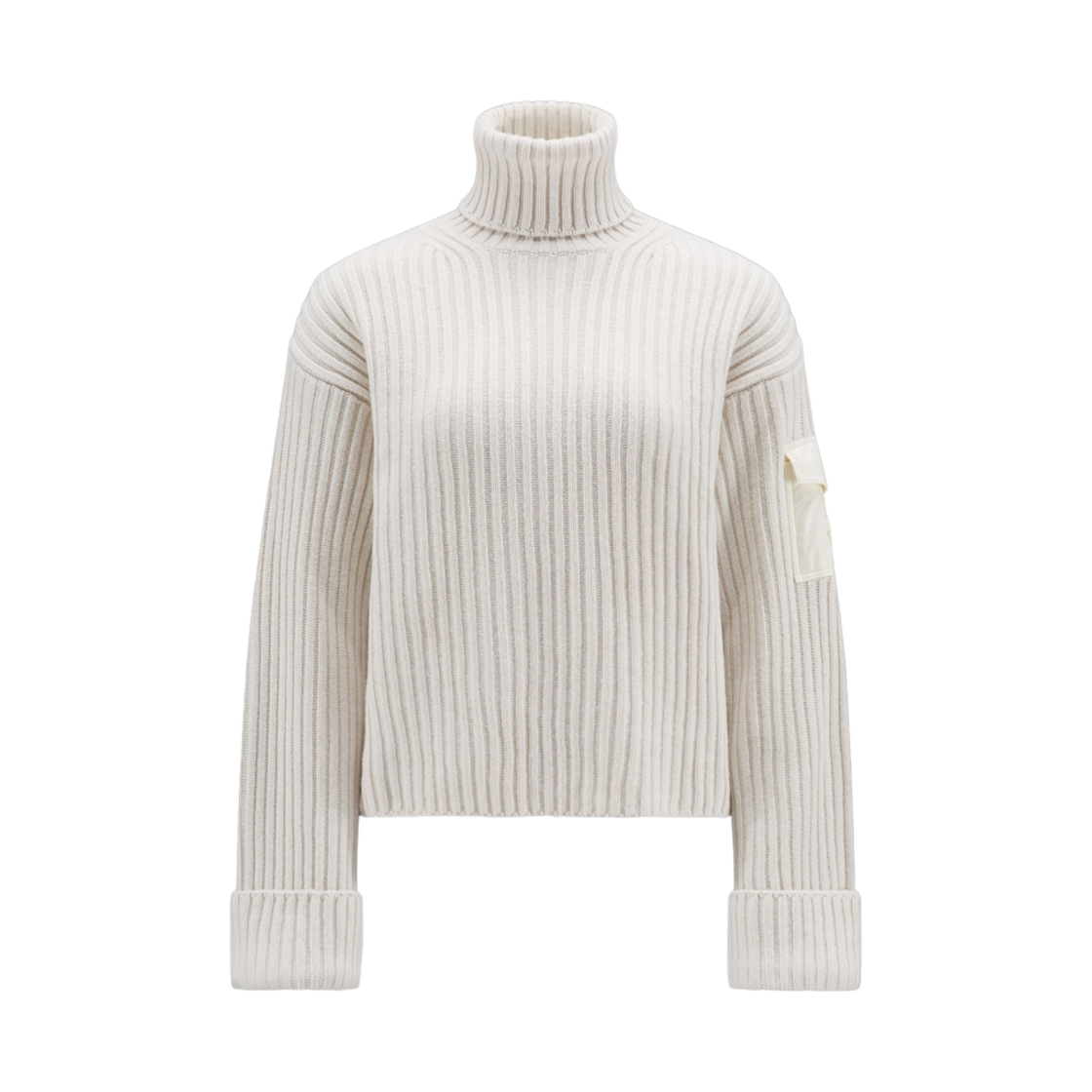 (W) 몽클레르 울 터틀넥 스웨터 다크 베이지 - 22FW((W) Moncler Wool Turtleneck Sweater Dark Beige - 22FW) - 1