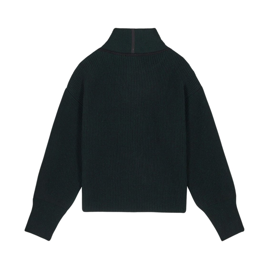 메종 키츠네 립드 풀오버 블랙 멜란지(Maison Kitsune Ribbed Pullover Black Melange) - 2