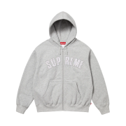 Supreme x B.B. Simon Zip Up Hooded Sweatshirt Heather Grey - 25SS
