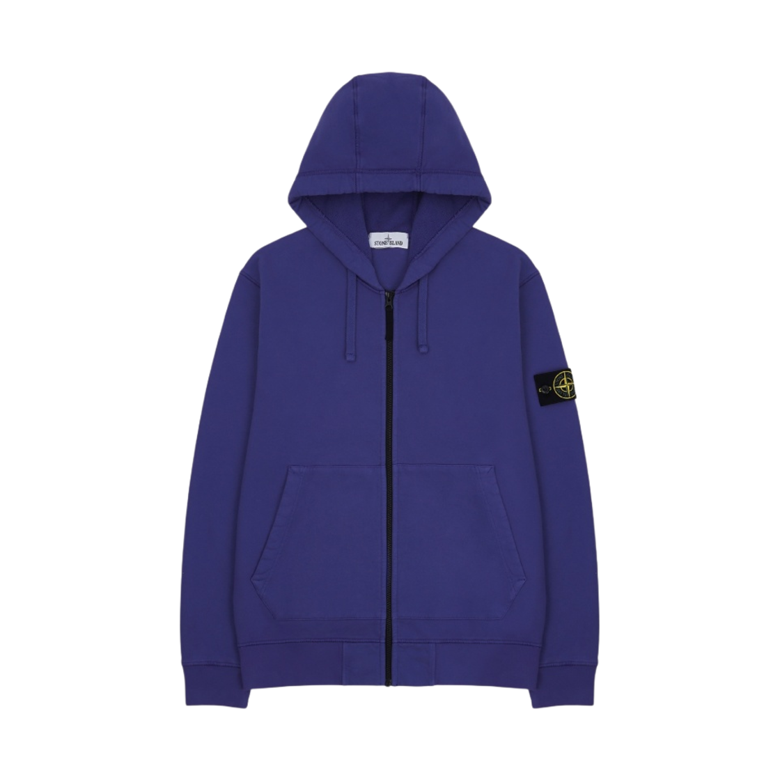 스톤 아일랜드 64220 풀 집업 후드 스웨트셔츠 페리윙클 - 21FW(Stone Island 64220 Full Zip Hooded Sweatshirt Periwinkle - 21FW) - 1