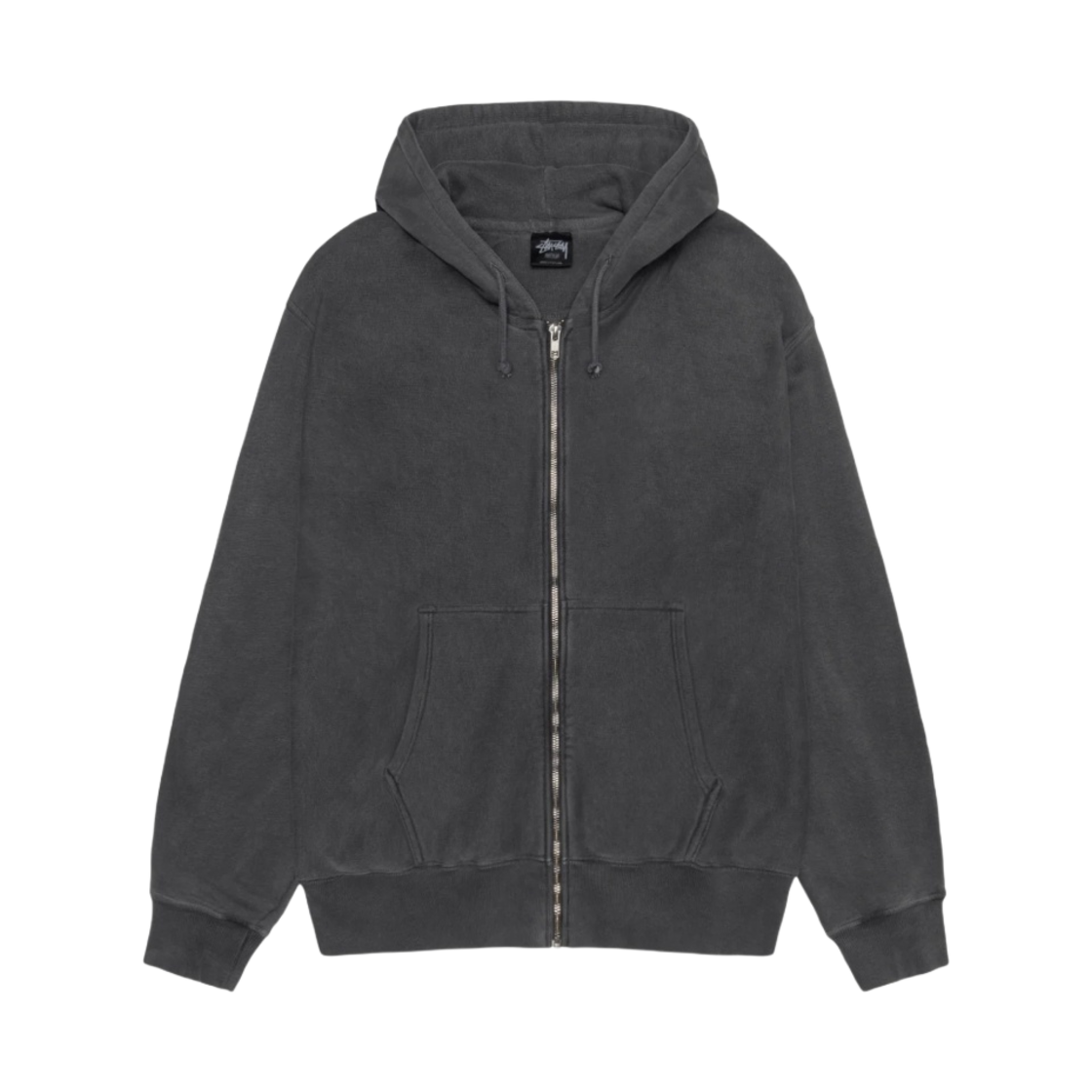 1975052 Stussy Buana Pigment Dyed Zip Hoodie Black - #2