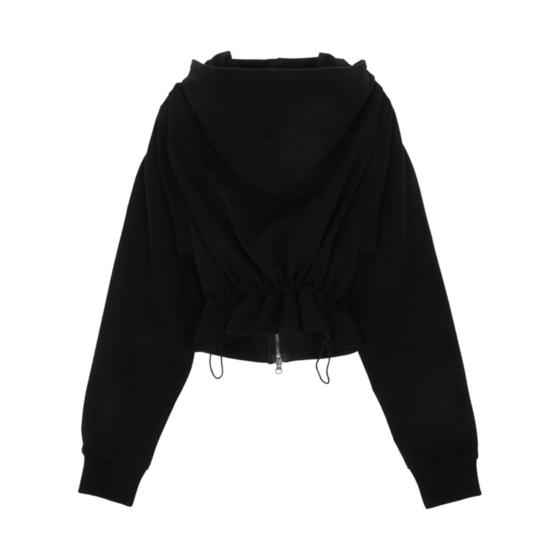 Matin Kim ジップスウェット Matin Kim CUTTED LOGO HALF ZIP SWEATSHIRT 4BKS123 (Matin Kim