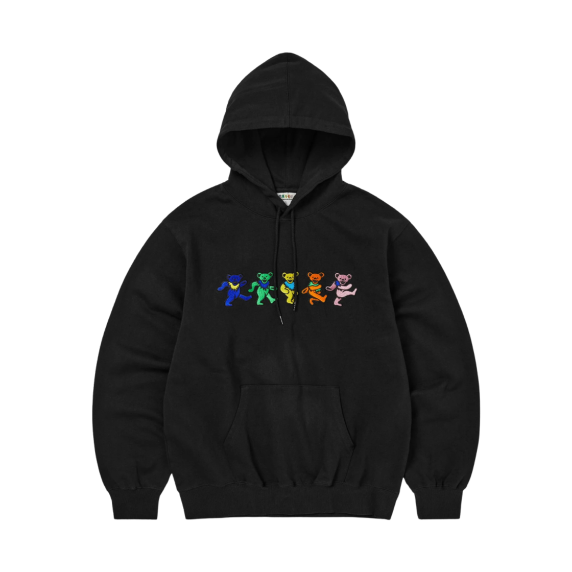 GD243TSWHO01BLK Thisisneverthat x Grateful Dead Dancing Bears Hoodie Black