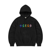 Thisisneverthat x Grateful Dead Dancing Bears Hoodie Black