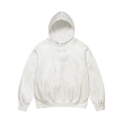 Supreme x MM6 Maison Margiela Foil Box Logo Hooded Sweatshirt White - 24SS
