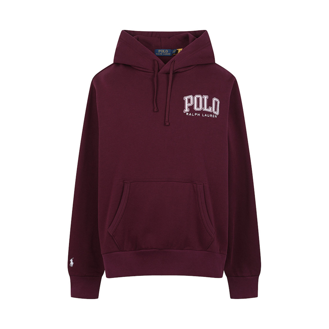 [30%적립] 폴로 랄프 로렌 로고 플리스 후디 와인 - 24FW([30%적립] Polo Ralph Lauren Logo Fleece Hoodie Wine - 24FW)