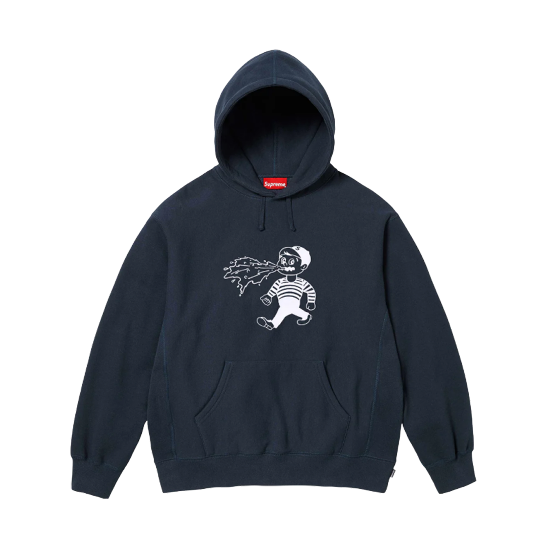 - Supreme x Homerun Hooded Sweatshirt Navy - 25SS