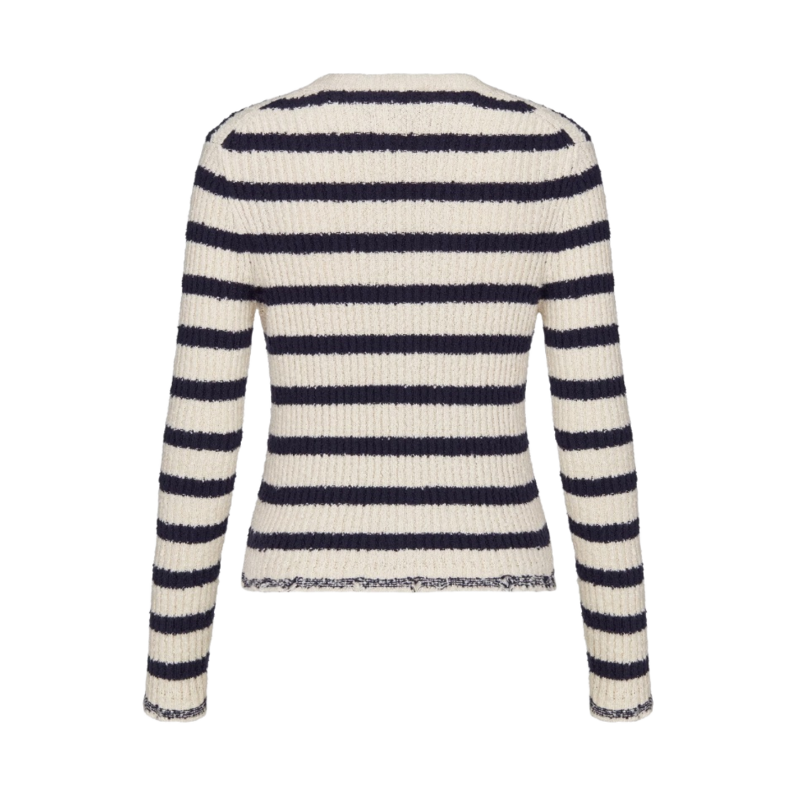 (W) 디올 마리니에르 트윈 코튼 니트 세트 에크루 네이비 블루((W) Dior Mariniere Twin Cotton Knit Set Ecru Navy Blue) - 2