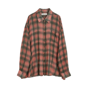 Our Legacy Borrowed Shirt Big Lumbercheck Print