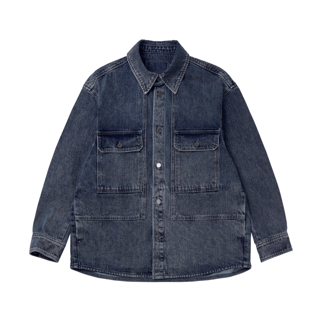 W241SH18984L Wooyoungmi Out Pocket Denim Shirt Blue - 24SS