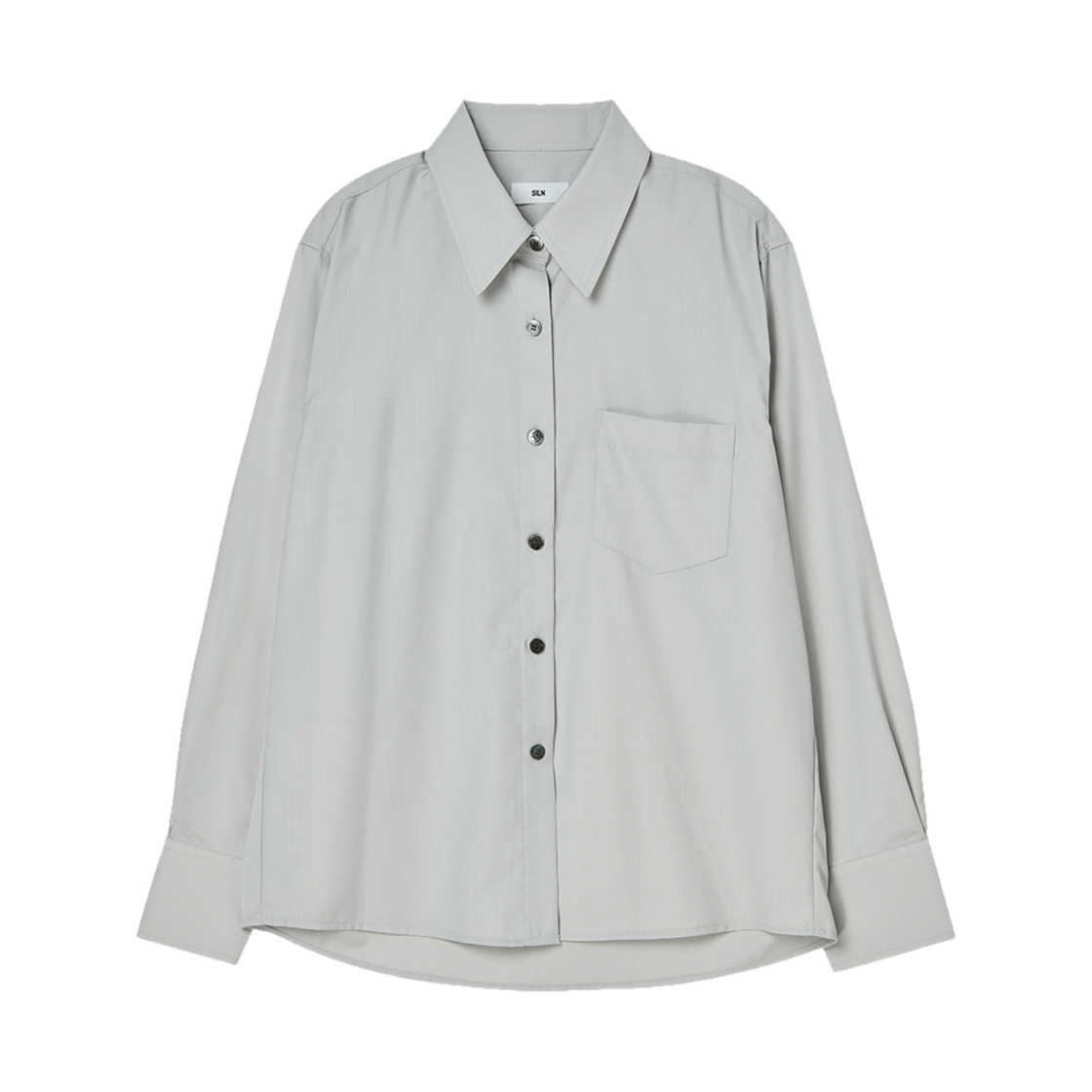 실른 클래식 실키 셔츠 라이트 그레이