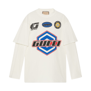 (W) Gucci Cotton Jersey T-Shirt Off White