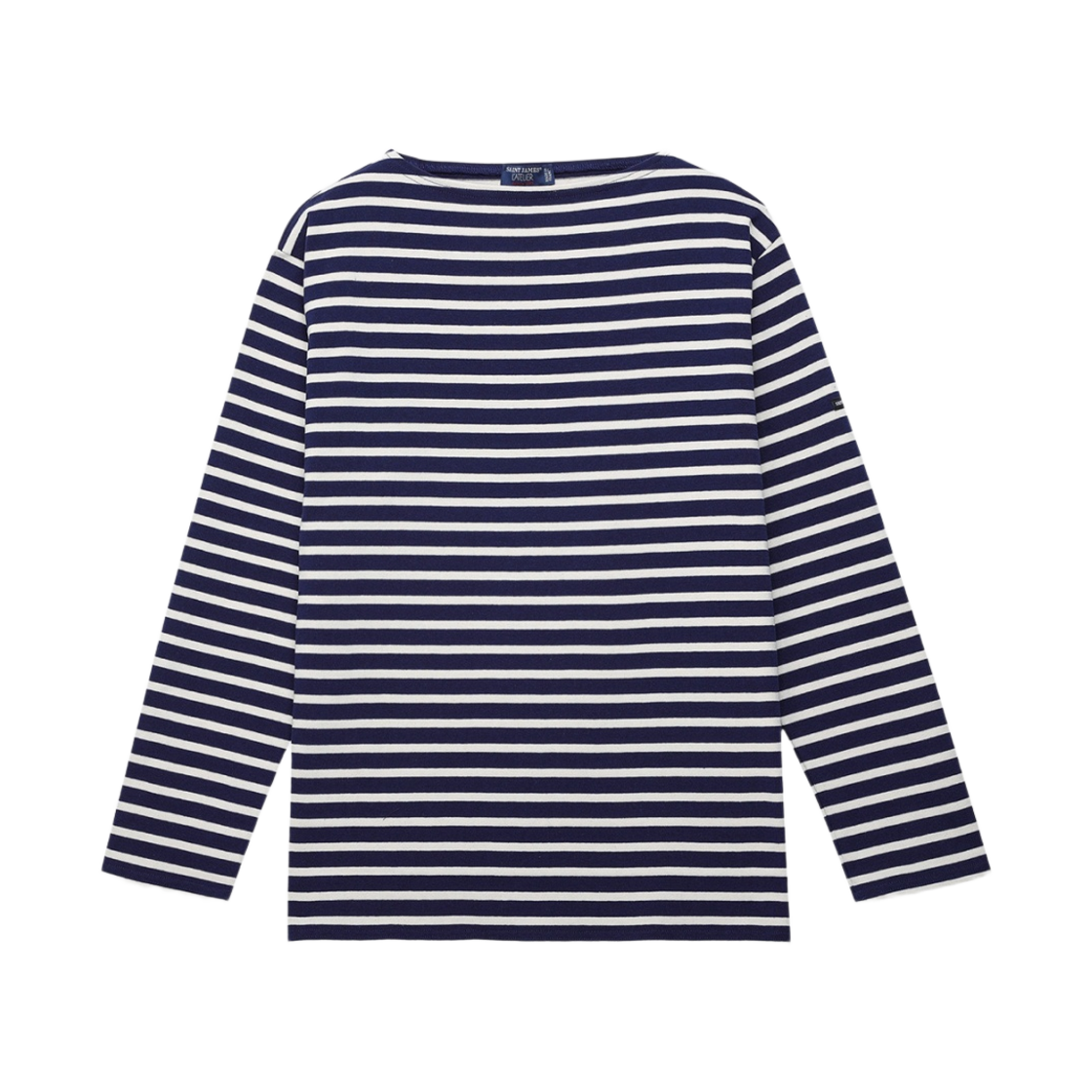 세인트 제임스 길도 R A 스트라이프 세일러 롱슬리브 티셔츠 마린 에크루