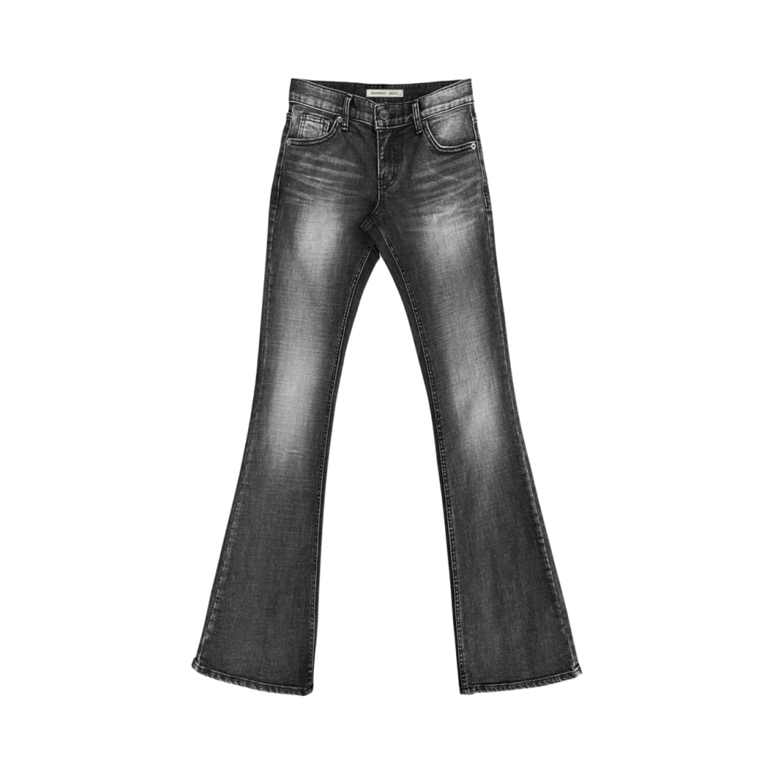 (W) 보헤미안 서울 부츠컷 데님 팬츠 그레이((W) Bohemian Seoul Boots Cut Denim Pants Gray)
