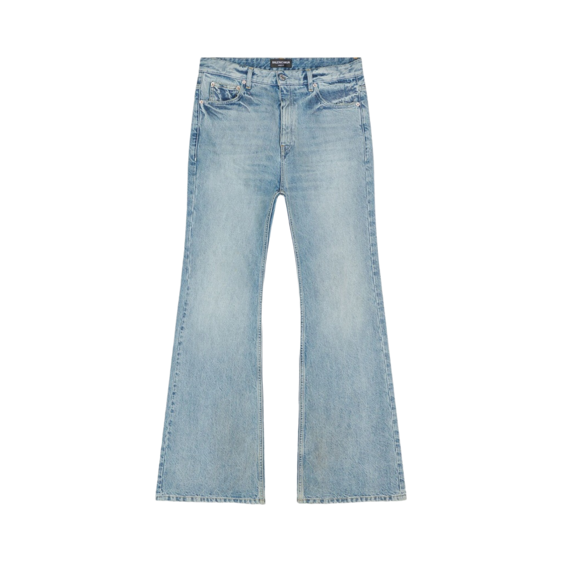 발렌시아가 플레어드 팬츠 블루