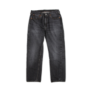 Warehouse & Co. Lot 2nd-Hand 1101 Pants 31 Length Used Wash Black - Korea Exclusive