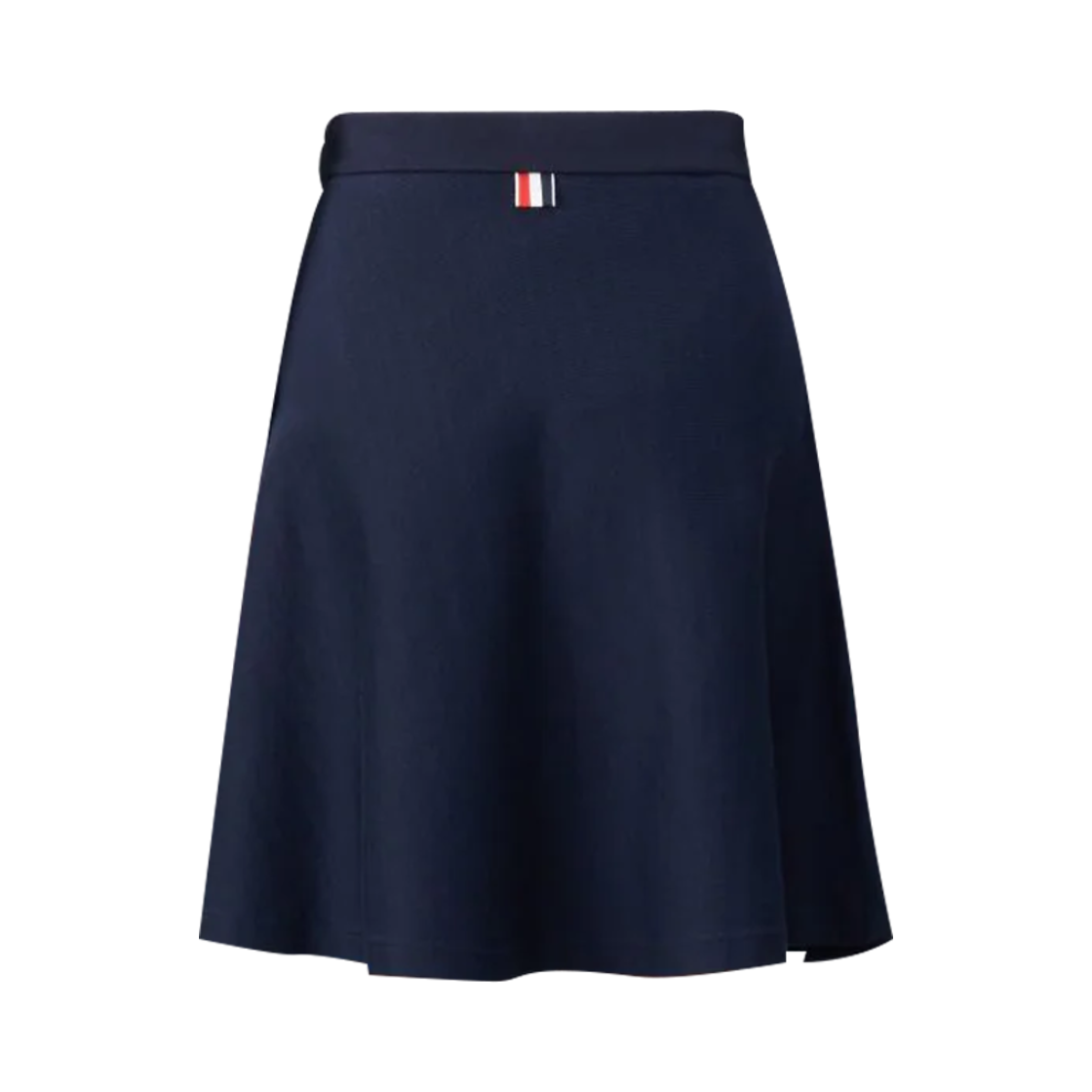 (W) 톰브라운 코튼 미디 플레어 스커트 네이비((W) Thom Browne Cotton Midi Flare Skirt Navy) - 2