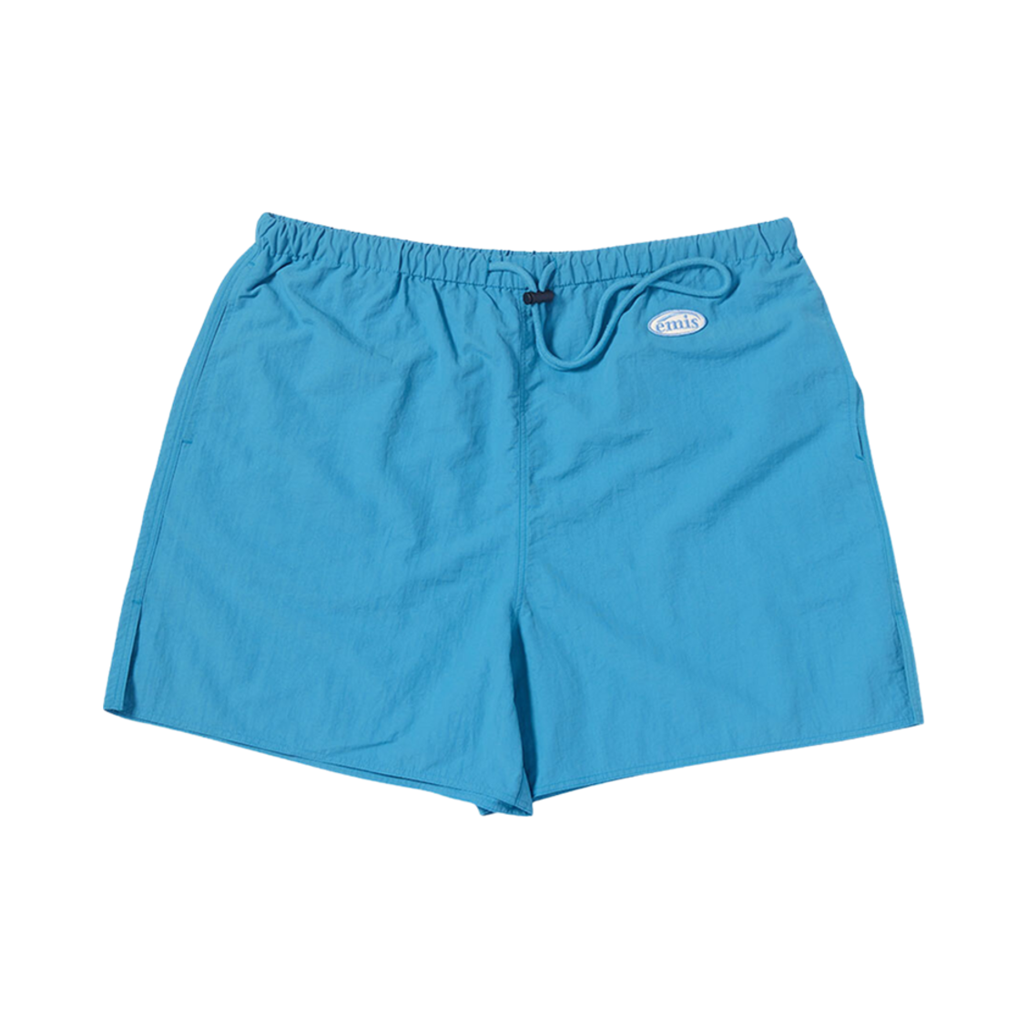 - Emis Mini Wappen Nylon Shorts Blue