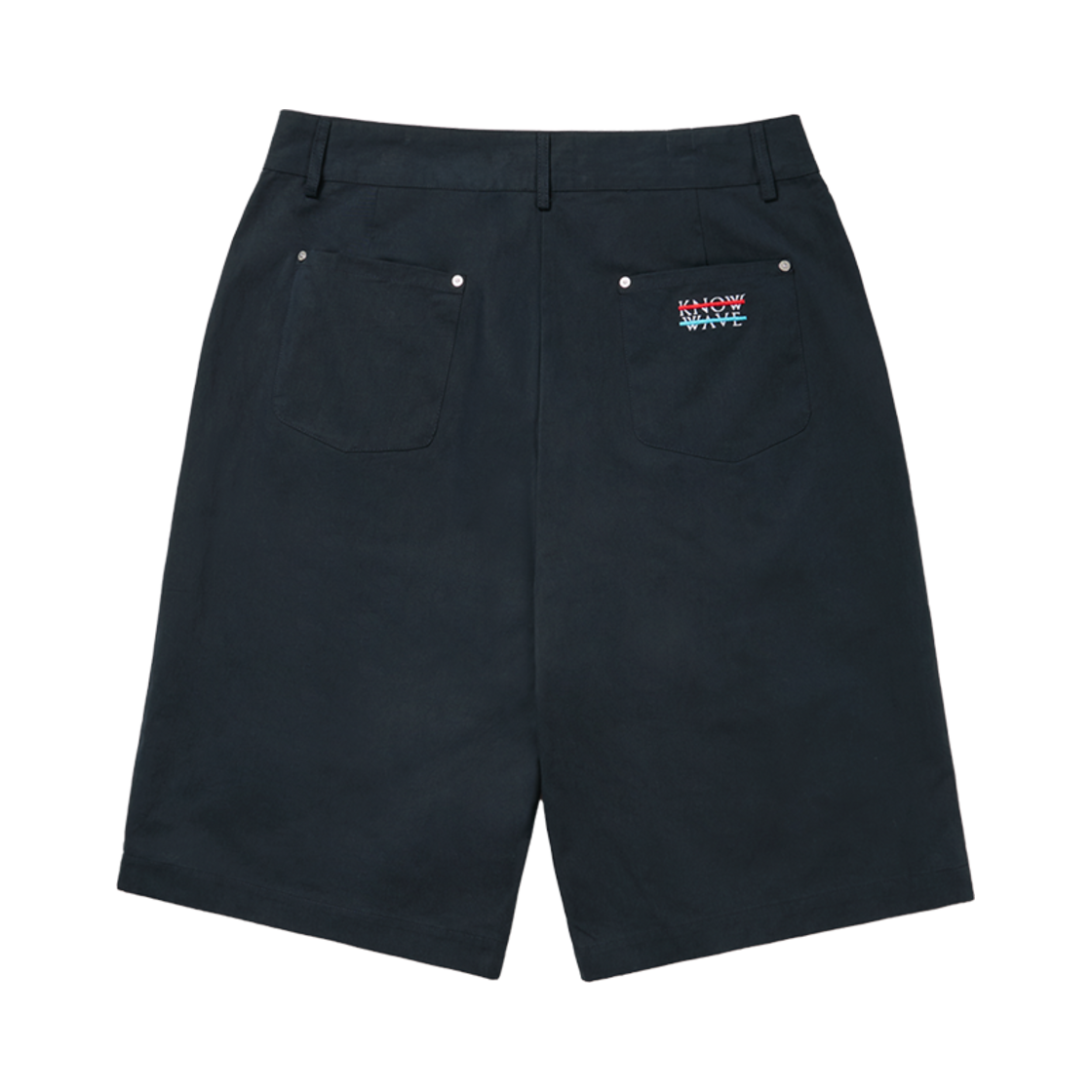 KNB25004NVY Knowwave Cotton Bermuda Pants Navy