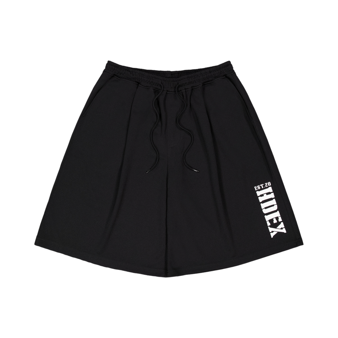 H251MLRHP030BK HDEX Classic Pintuck Mesh Shorts Black