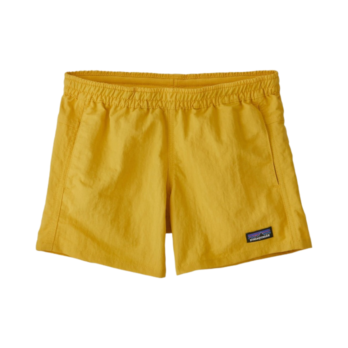 (키즈) 파타고니아 배기스 쇼츠 4인치 언라인드 샤인 옐로우