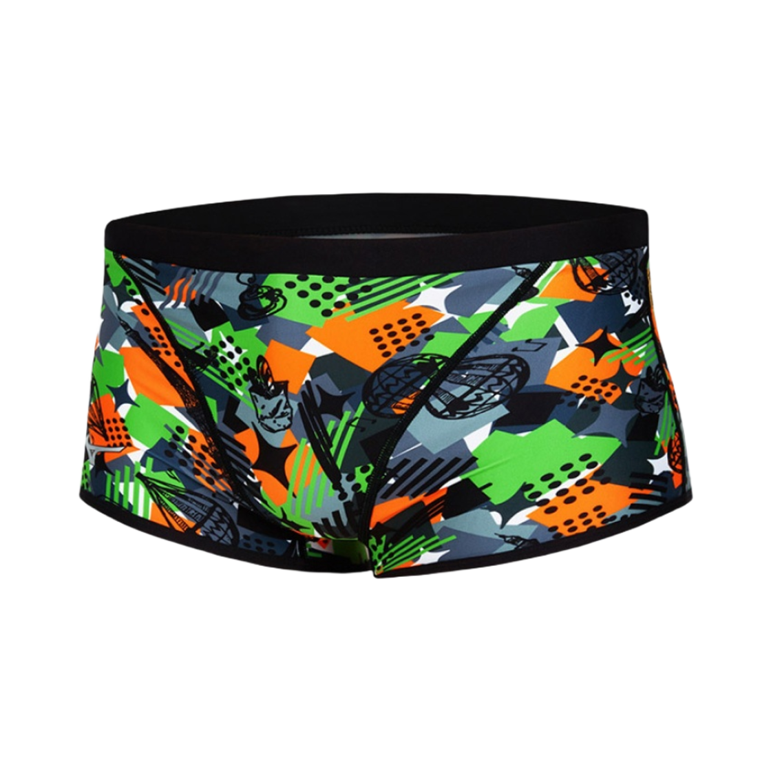 N2MBB06509 Mizuno Exercise Suit Rikaco Paris Eiffel Short Square Black