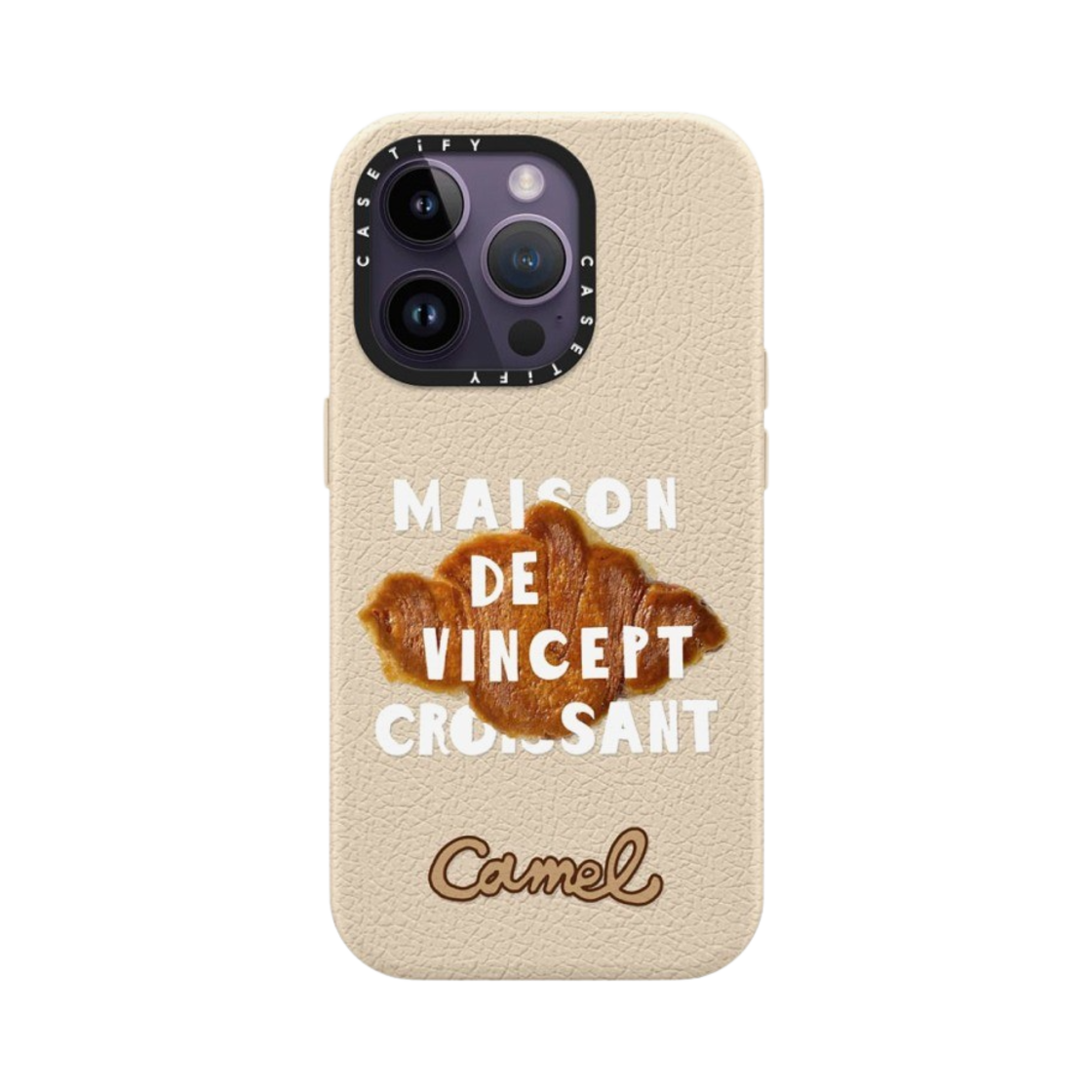 케이스티파이 x 카멜 커피 아이폰 브레드 화이트 맥세이프 레더 케이스 오트밀 누드(Casetify x Camel Coffee iPhone Bread White Magsafe Leather Case Oatmeal Nude) - 2