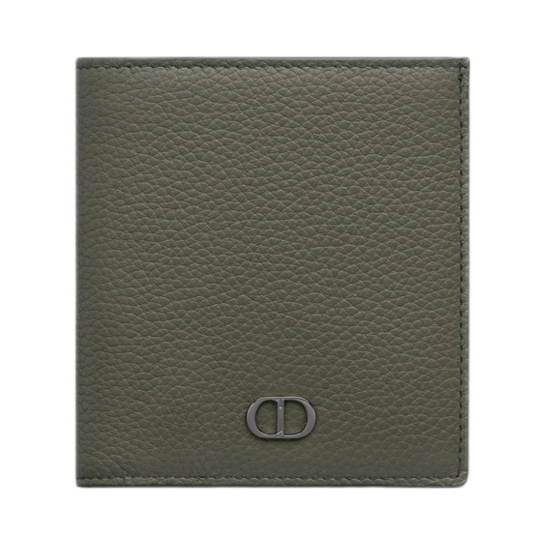 디올 버티컬 지갑 올리브 그레인드 카프스킨 CD 아이콘 시그니쳐(Dior Vertical Wallet Olive Grained Calfskin CD Icon Signature) - 1