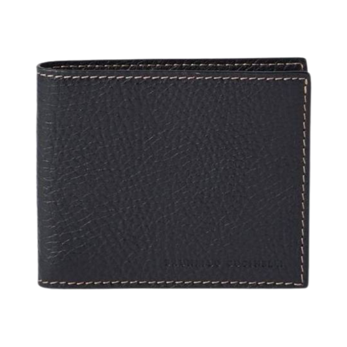 MWZIU006-C101 Brunello Cucinelli Grained Wallet Black