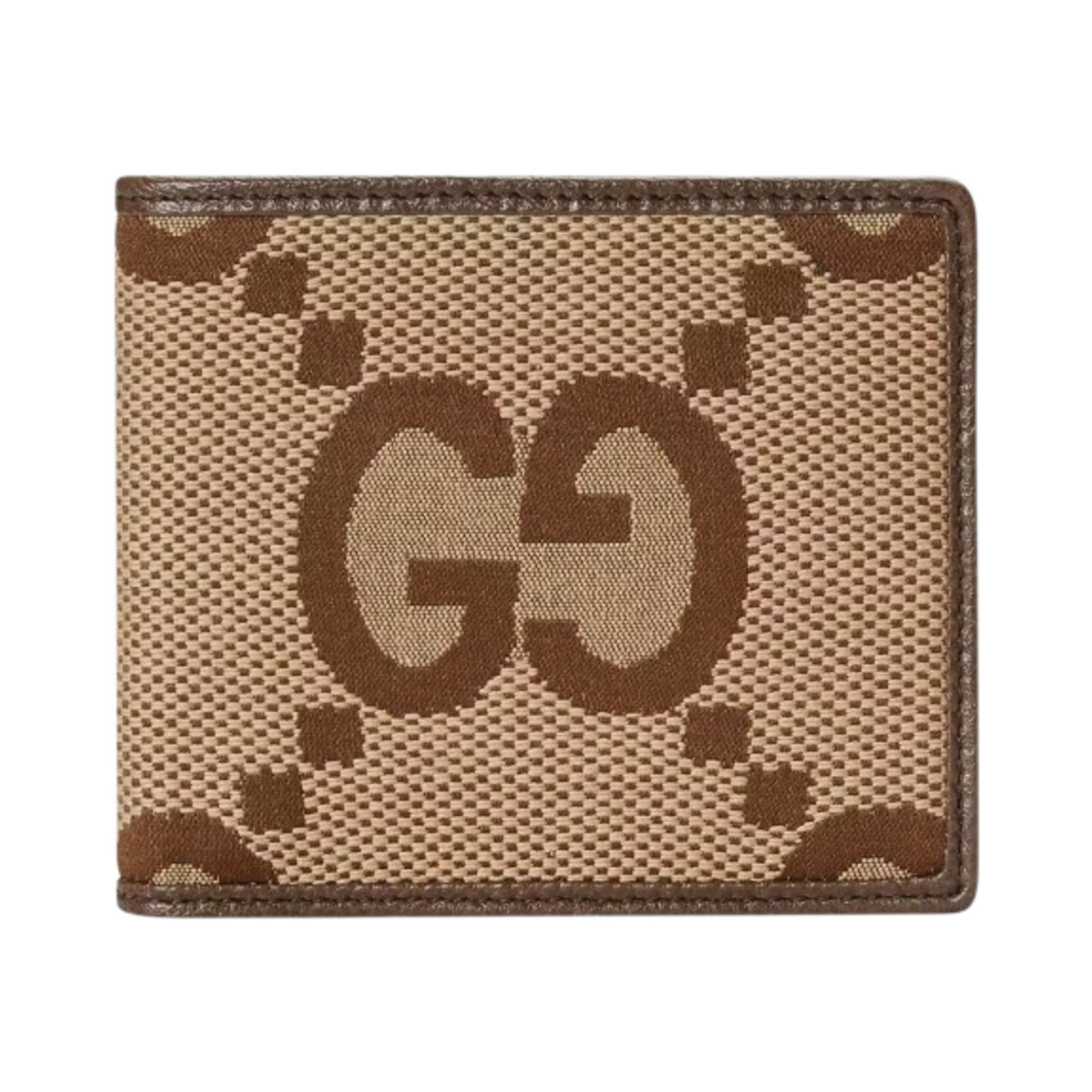 구찌 점보 GG 캔버스 지갑 카멜 에보니(Gucci Jumbo GG Canvas Wallet Camel Ebony) - 1