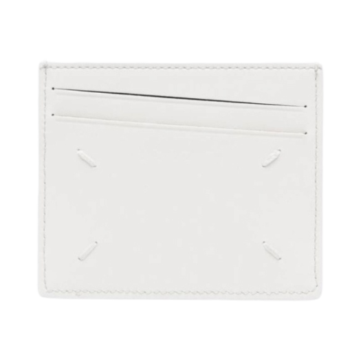 SA1VX0009P4745T1003 Maison Margiela Bovine Leather Card Holder White