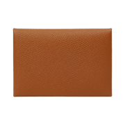 Hermes Calvi Card Holder Epsom & Palladium Gold