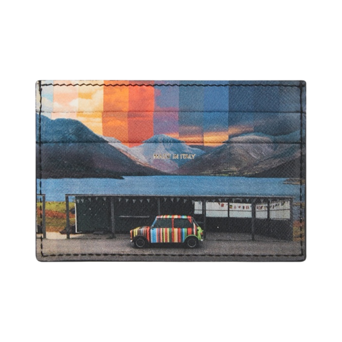 폴 스미스 미니 블러 카드 홀더 블랙(Paul Smith Mini Blur Card Holder Black) - 2