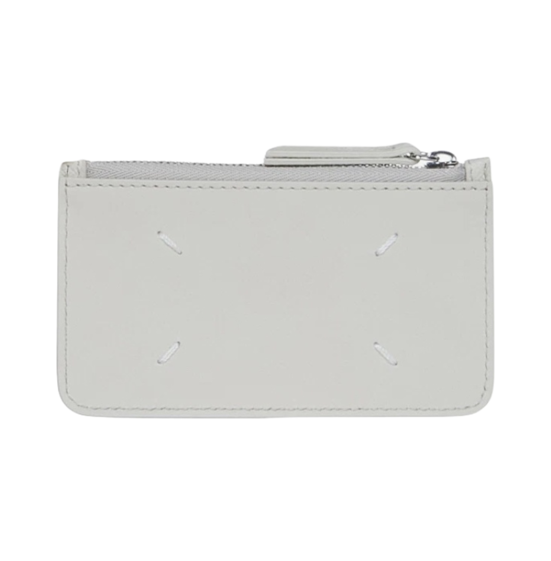 메종 마르지엘라 보빈 레더 지퍼 카드 홀더 그레이(Maison Margiela Bovine Leather Zipped Card Holder Grey) - 1